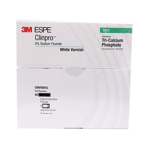 3mclinpro64whitevarnish氟保护剂氟保护漆50粒装